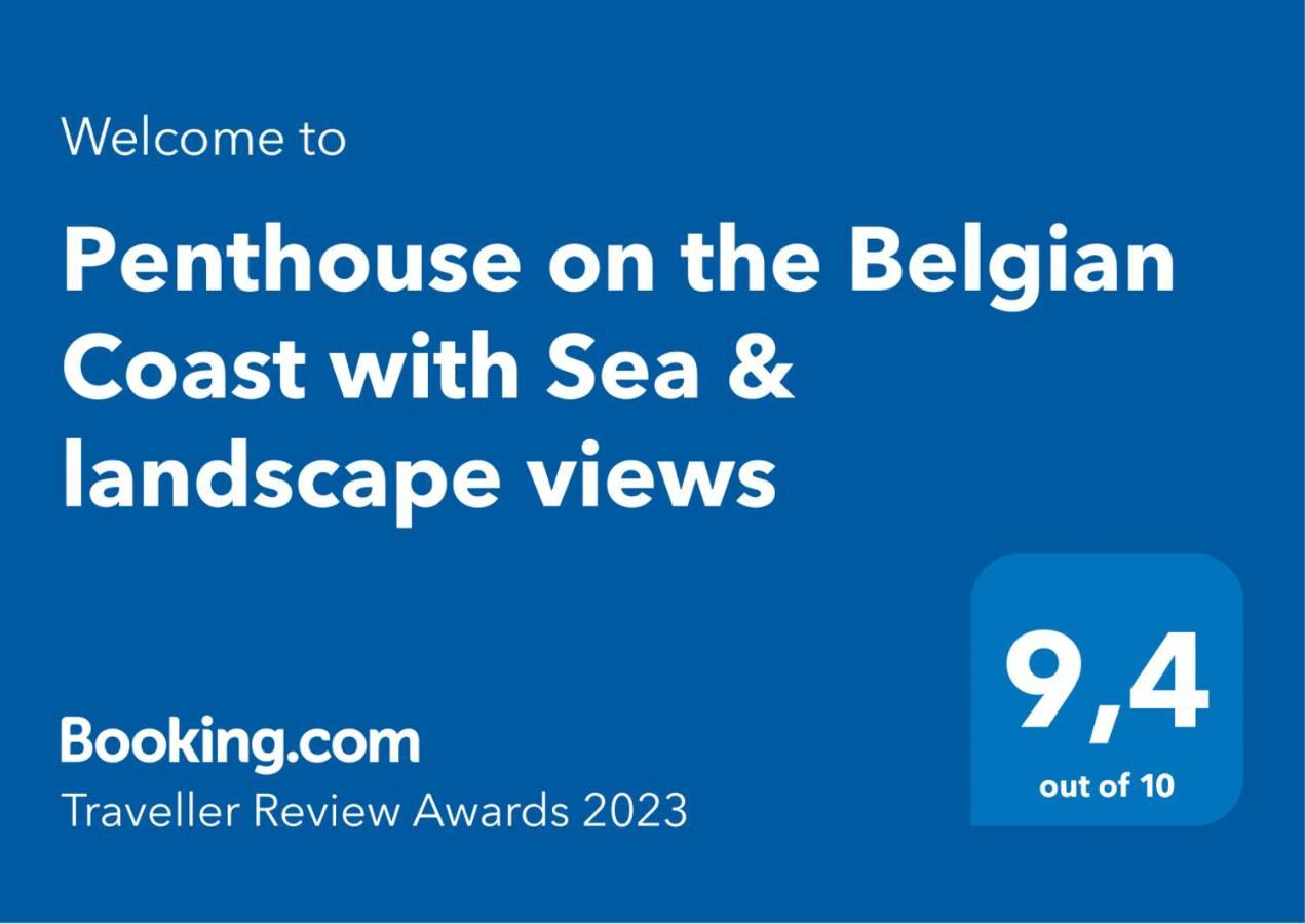 Penthouse On The Belgian Coast With Sea & Landscape Views Apartment เวนดาเนอ ภายนอก รูปภาพ