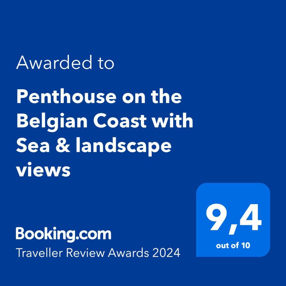 Penthouse On The Belgian Coast With Sea & Landscape Views Apartment เวนดาเนอ ภายนอก รูปภาพ